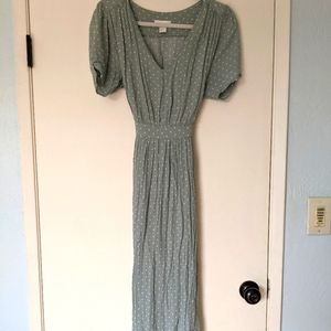 H&M Mint Green Midi Dress